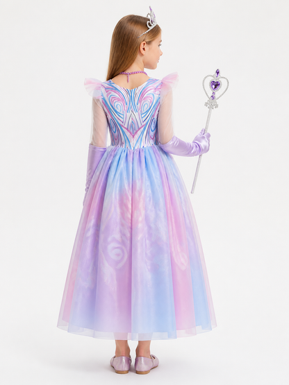 Halloween Princess Costume with Accessories back view