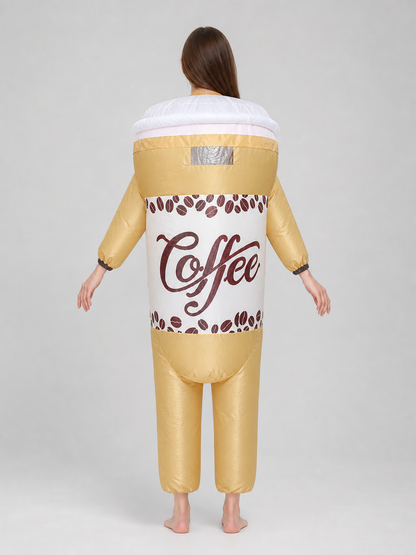 Brown Coffee Cup Carnival Costume