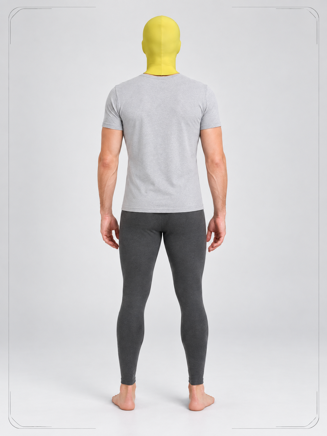 Yellow Full-Face Mask Smooth with No Cutouts 2 Pack