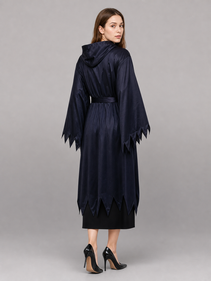 Dark Carnival Cloak with Hood and Belt