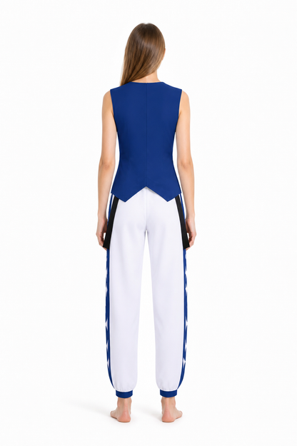Rimuru Sleeveless Zip-Up Cosplay Costume back view