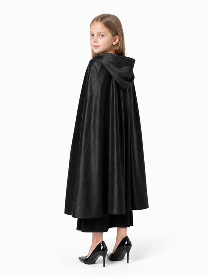 Black Hooded Costume Cape, Cosplay