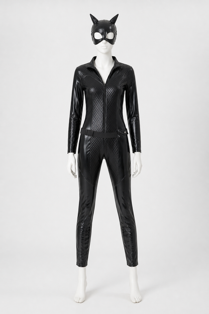 Animal Character Costume, Black Jumpsuit back view