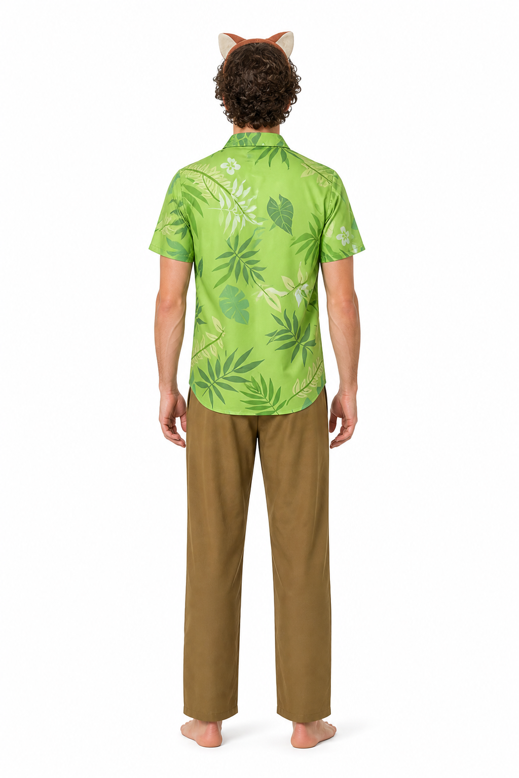 Costume Set: Shirt, Pants, Tie, and Headband back view