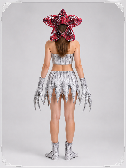 Halloween Carnival Mask with Claw Pattern back view