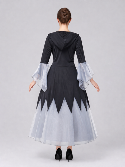 Rental Hooded Dress for Film Shoots back view