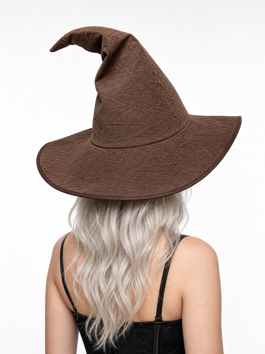 Carnival Witch Hat with Wide Brim
