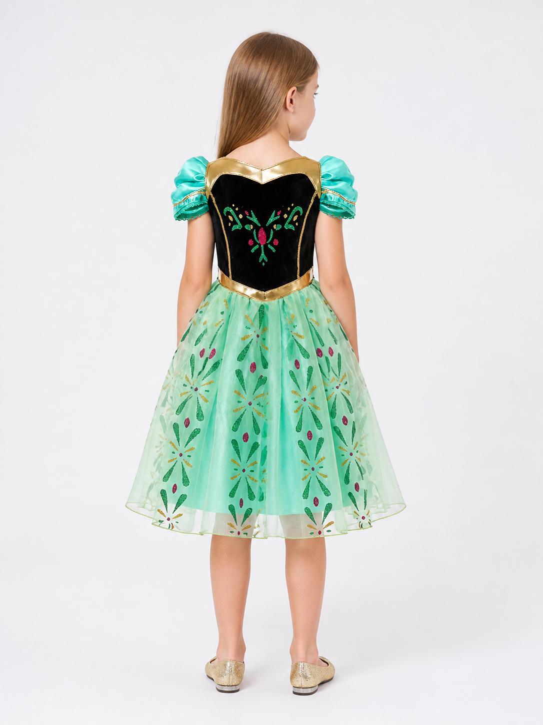 Princess Costume Dress for Halloween and Cosplay back view