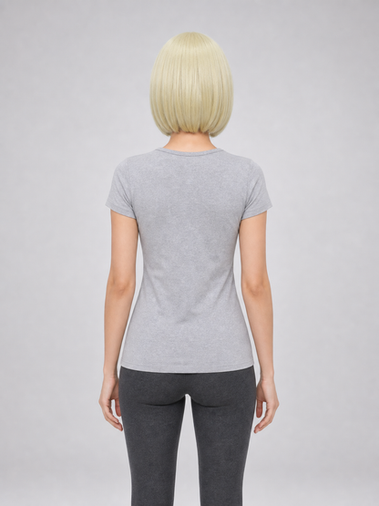 Falin Cosplay Wig, Light-Colored Bob with Bangs
