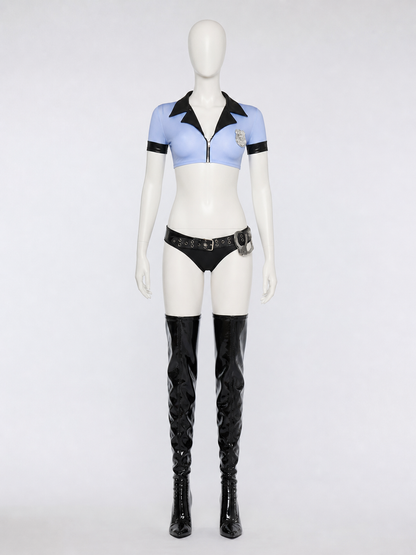 Police-Style Costume with Shorts