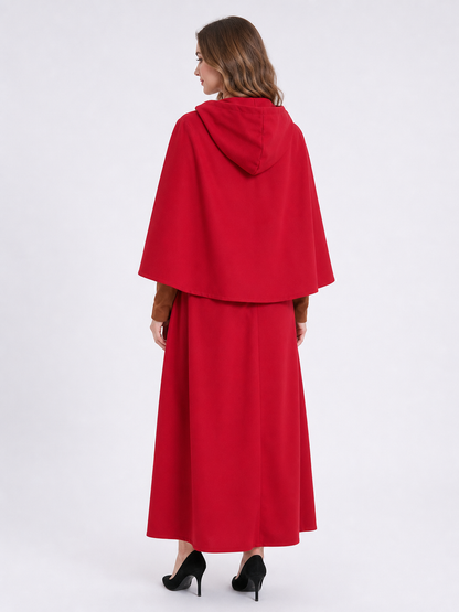 Little Red Riding Hood Costume with Cape and Hood