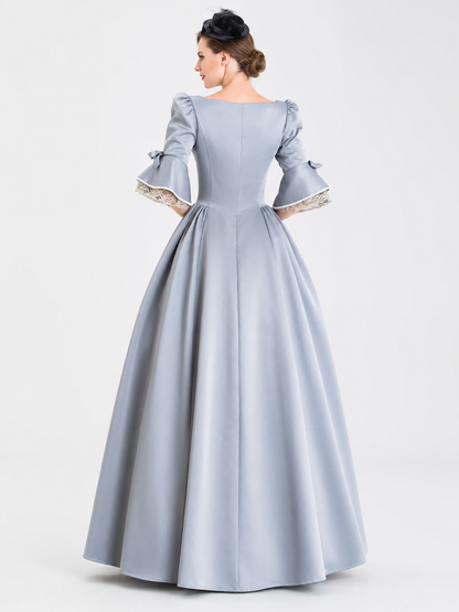 Historical-Style Carnival Dress with Lace