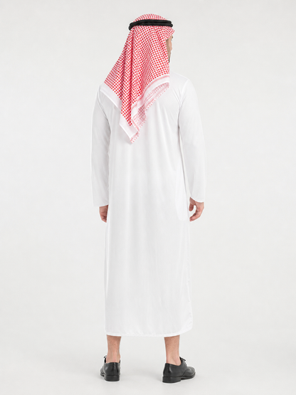 Arabic costume with headscarf and glasses for parties
