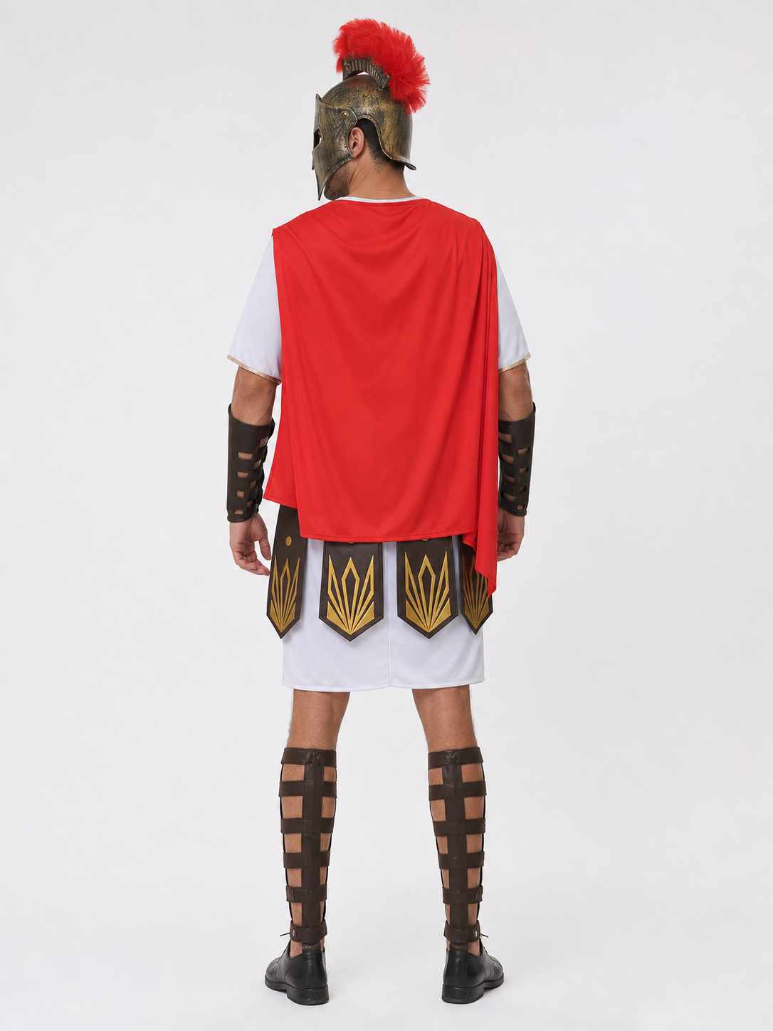 Roman warrior costume with shield and sword for cosplay