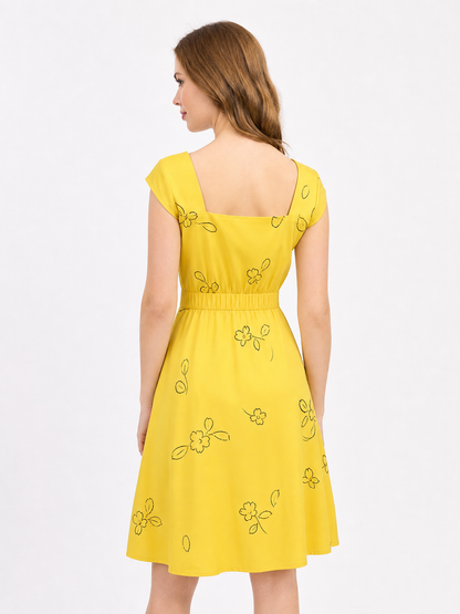 The dress is designed to recreate Mia’s look from the film La La Land and for