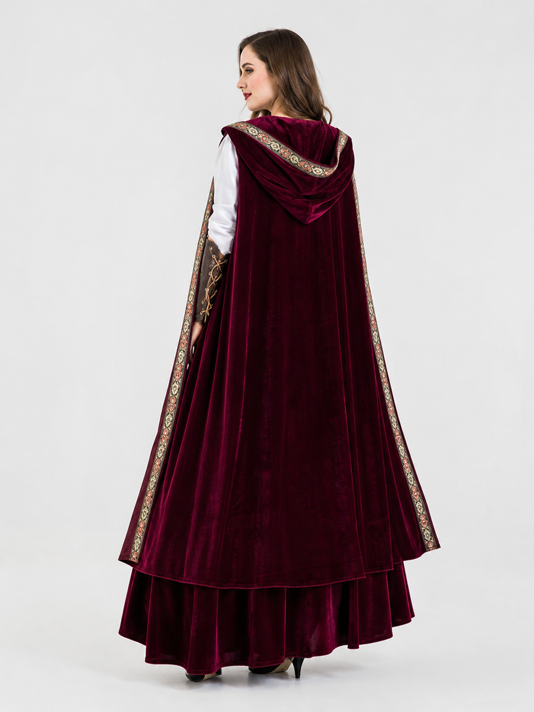 Little Red Riding Hood Costume with Cape and Skirt for Stage