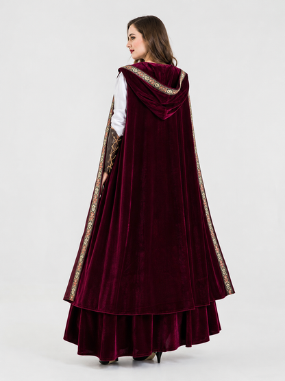 Little Red Riding Hood Costume with Cape and Skirt for Stage