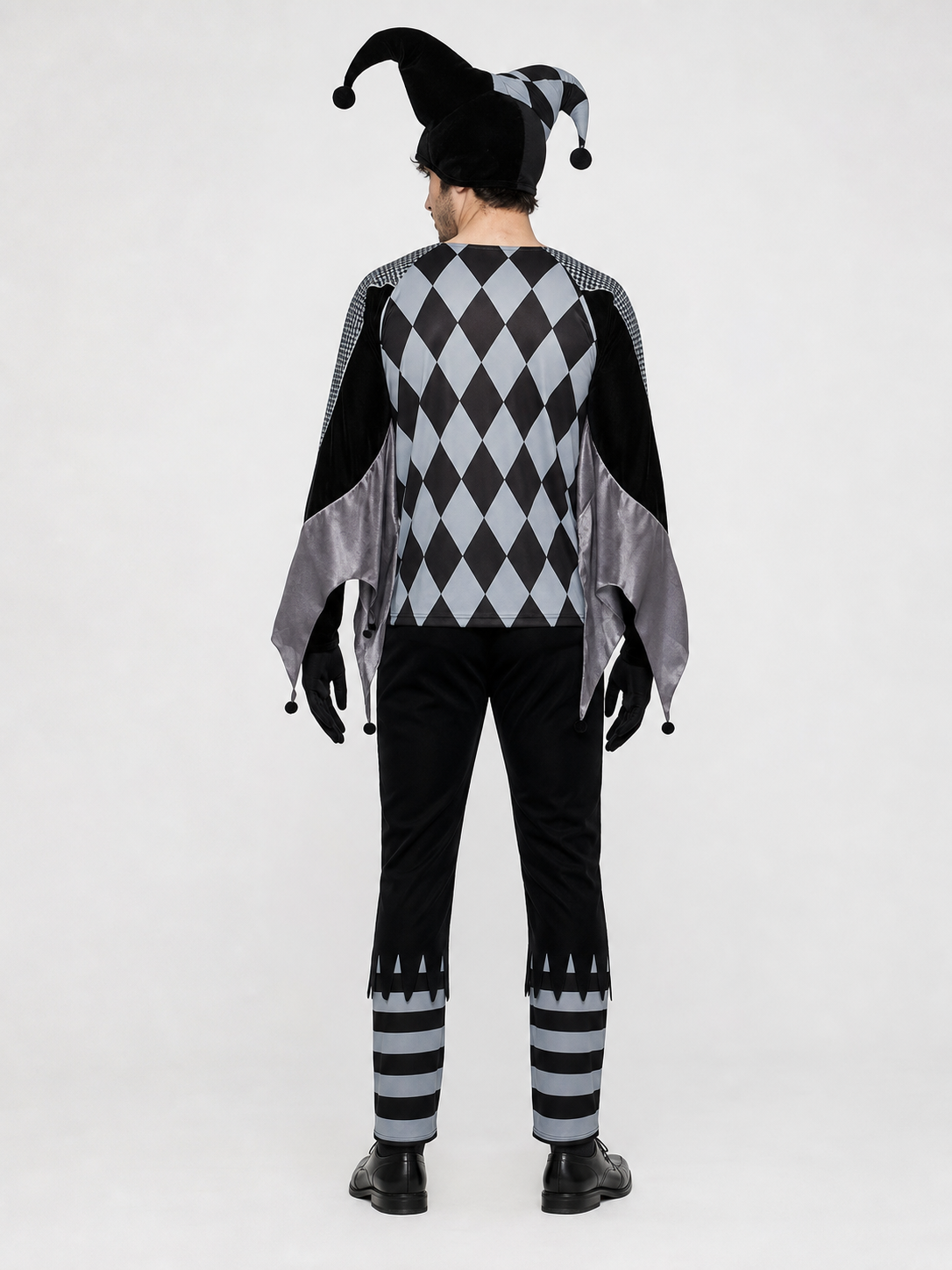 Jester-Style Clown Cosplay Costume for Halloween