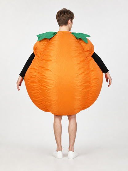 Inflatable Pumpkin Costume with Hat for Halloween