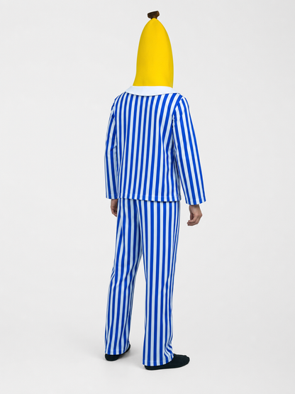 Striped Banana Costume for Halloween and Carnival