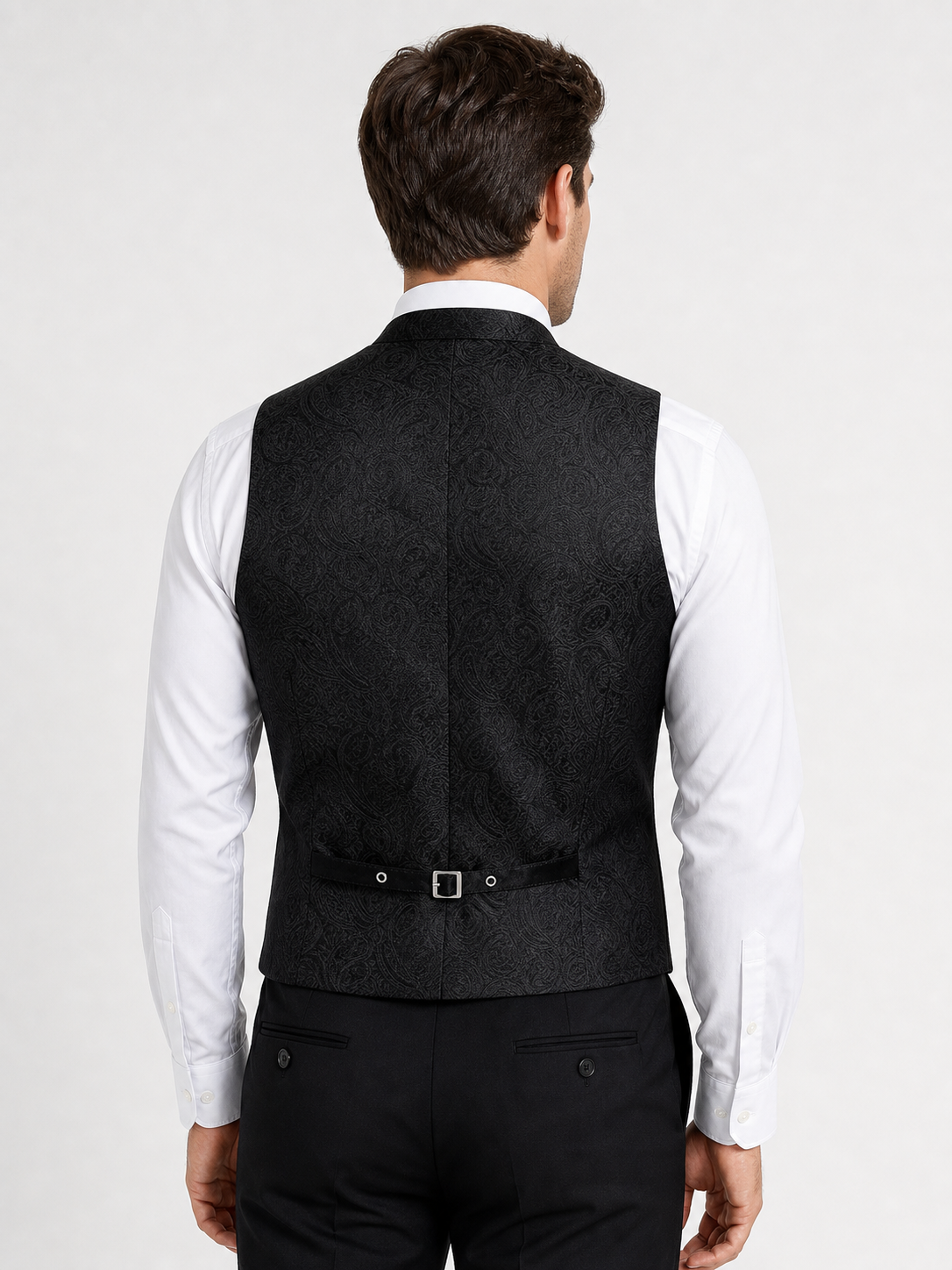Steampunk-Style Carnival Vest, Black