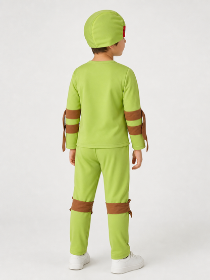 Kids' Ninja Turtles Costume with Mask and Pants