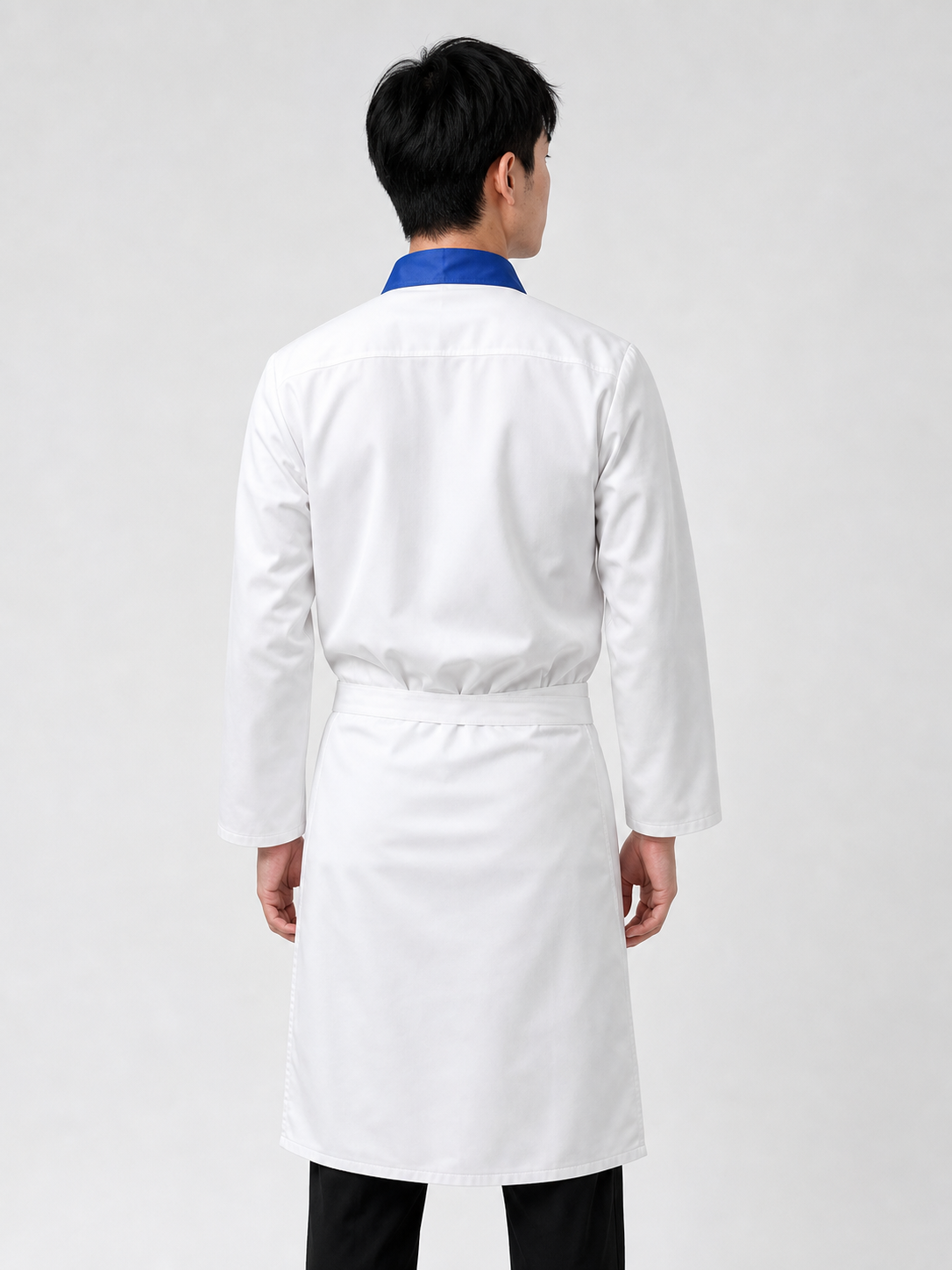 Halloween chef costume with apron and chef hat