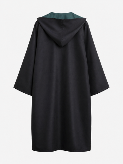 Wizard Robe with Hood and Chest Patch
