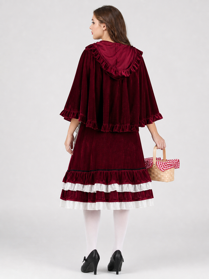 Little Red Riding Hood Costume with Cape