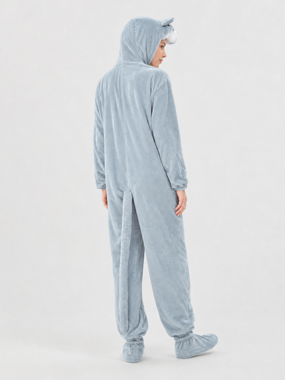Carnival Jumpsuit with Hood and Ears
