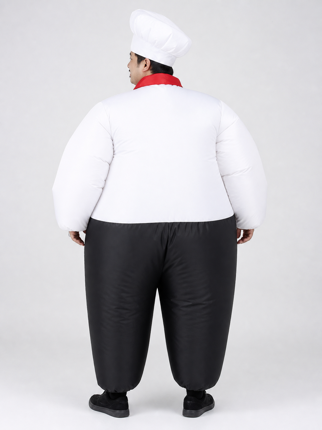 Inflatable Chef Costume with Hat and Mustache