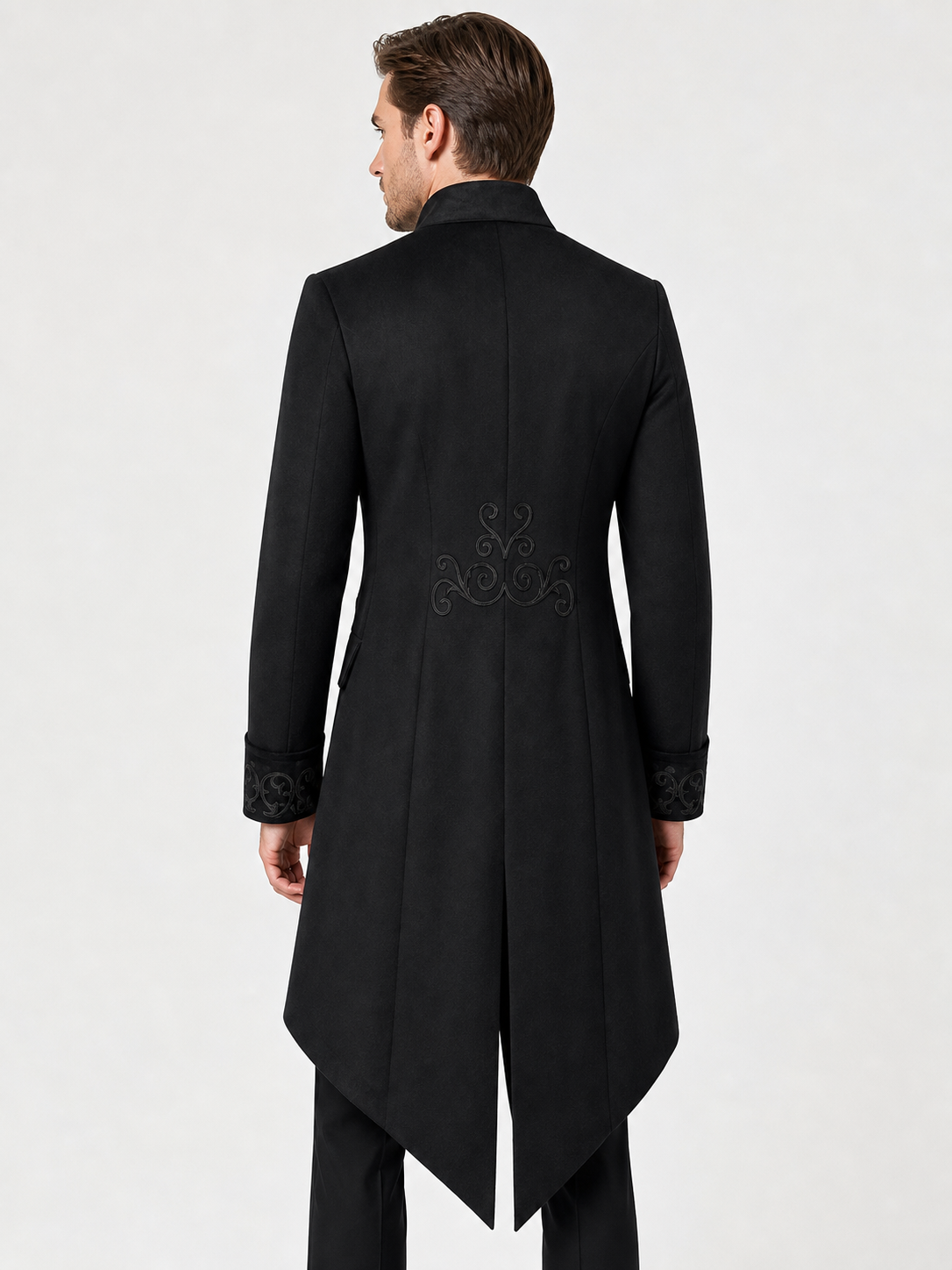 Carnival Gothic Frock Coat with Embroidery
