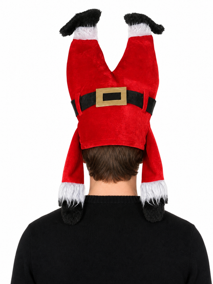 Christmas Carnival Hat with Fuzzy Trim