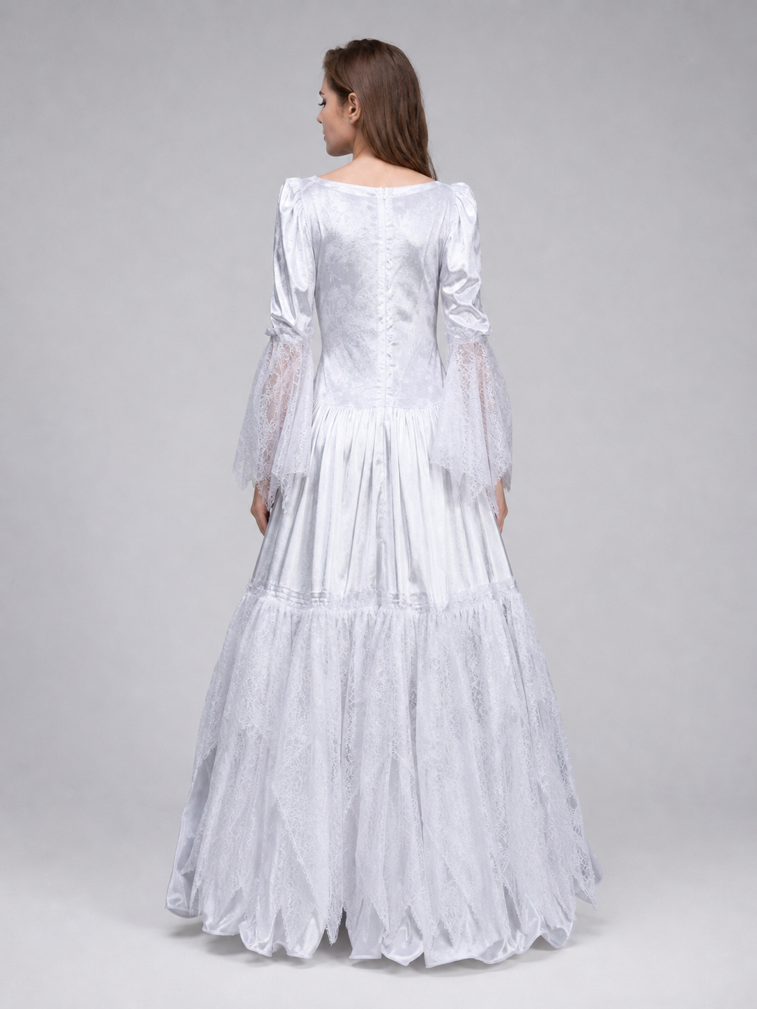 Costume: Dress and Petticoat, Lace