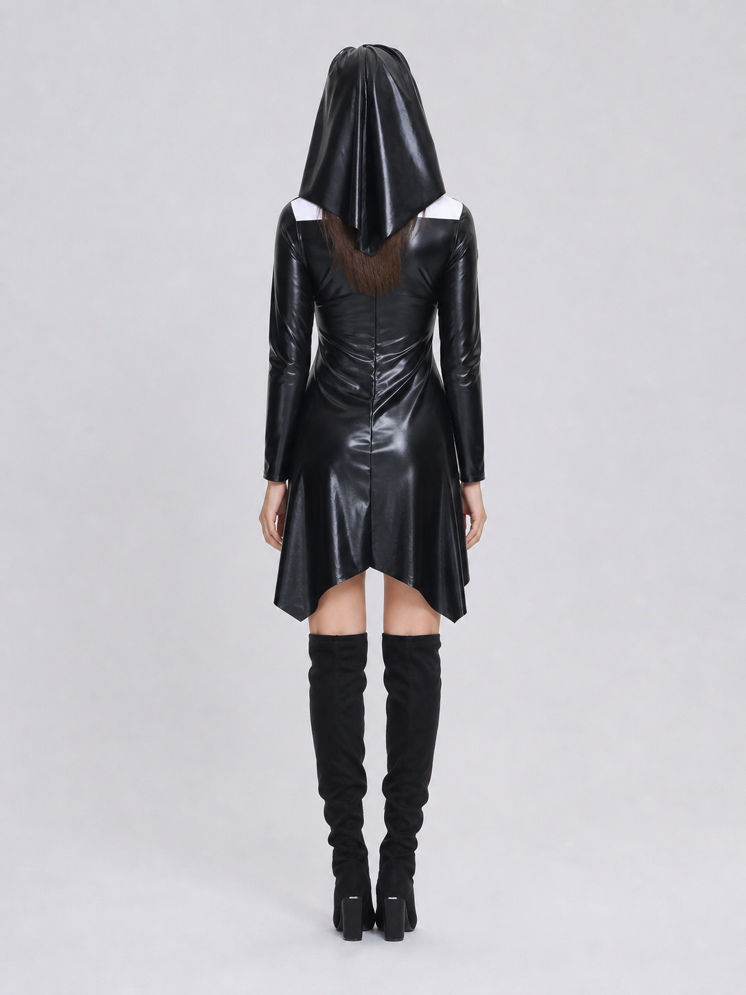 Ritual Robe with Hood, Cross, and Collar back view