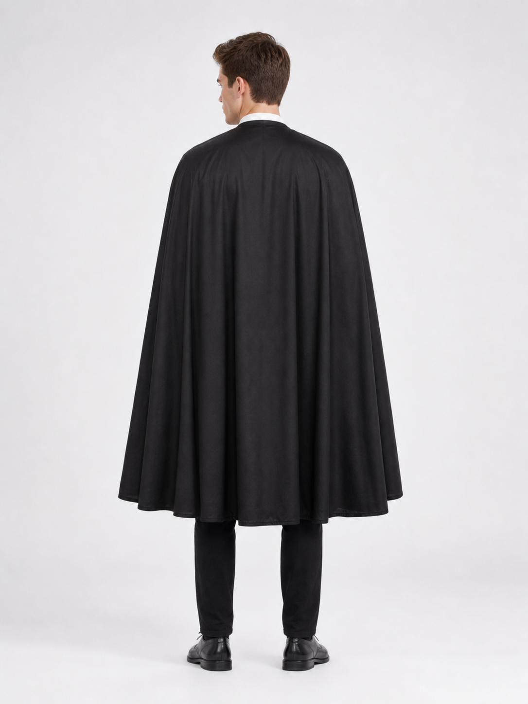 Black Long Cape Cloak for Halloween and Stage