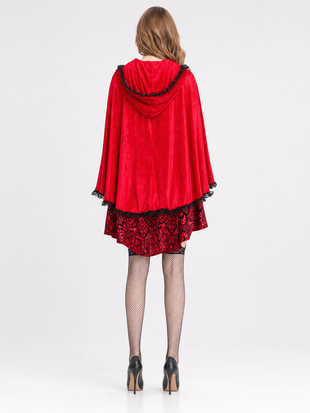 Little Red Riding Hood Costume with Hood and Cape