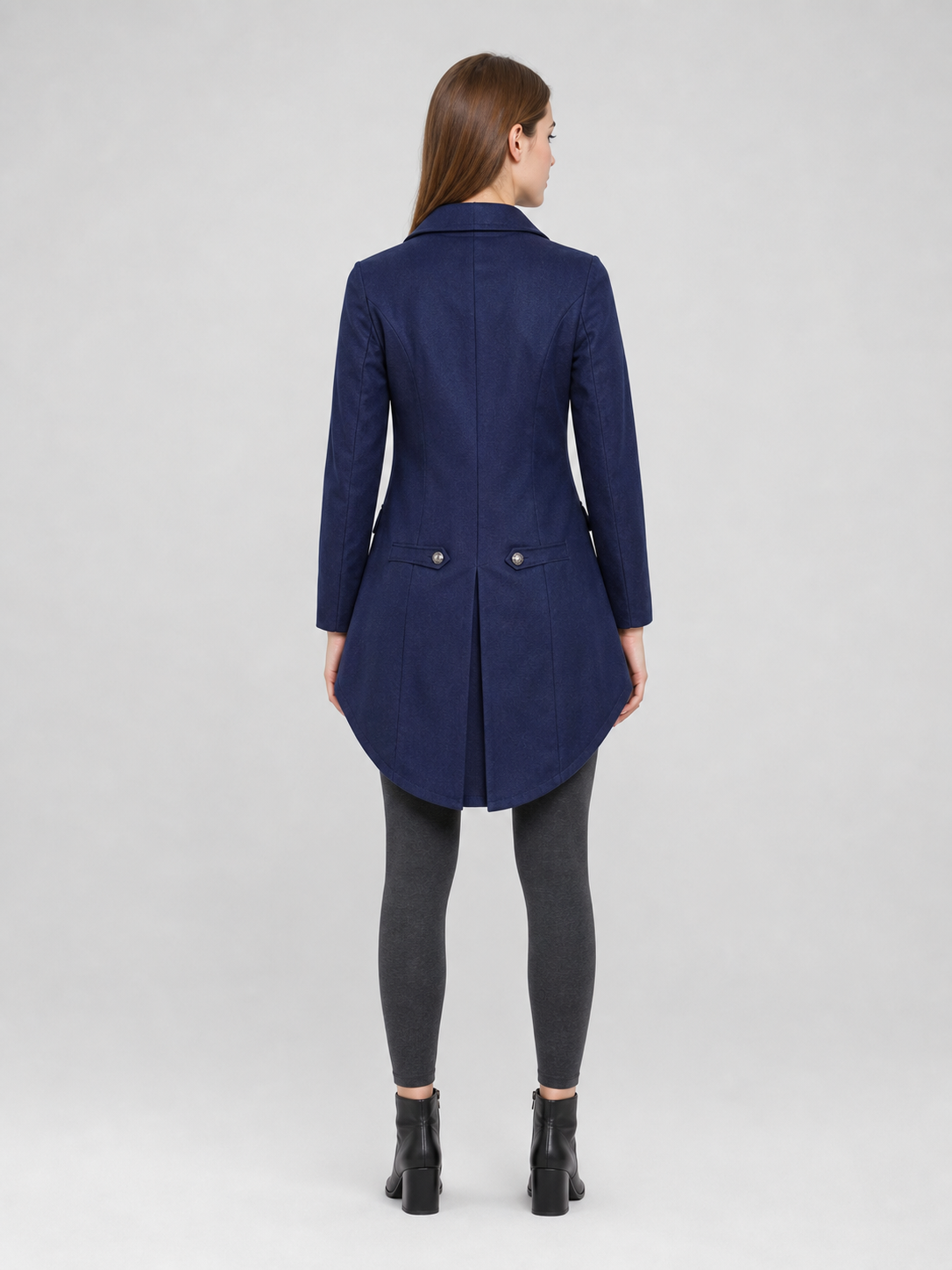 Dark Navy Cosplay Tailcoat with Black Tails