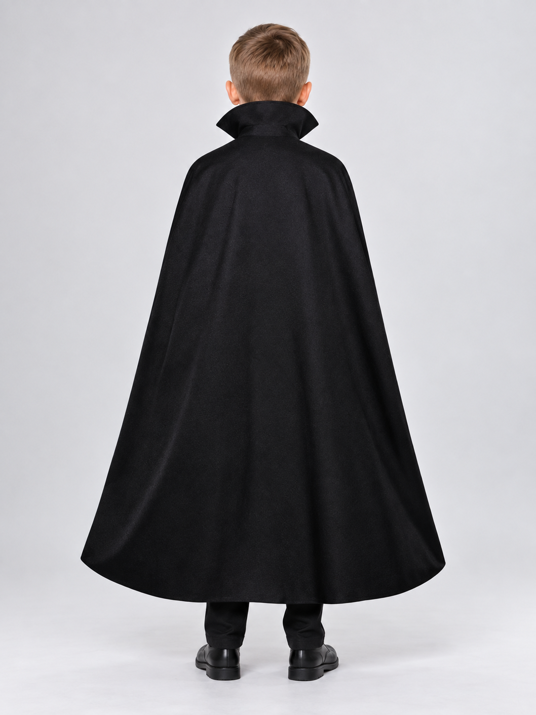 Cosplay Cape with Chain and Burgundy Lining