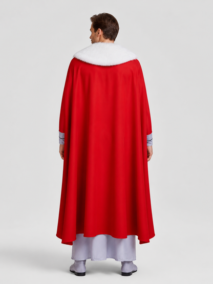 Thragg Cosplay Costume: Jumpsuit and Long Cape back view