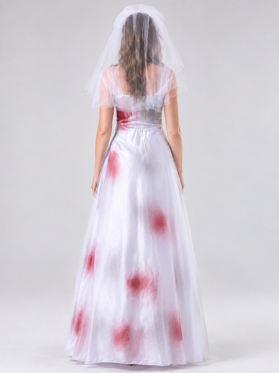 Vampire Bride Costume with Veil