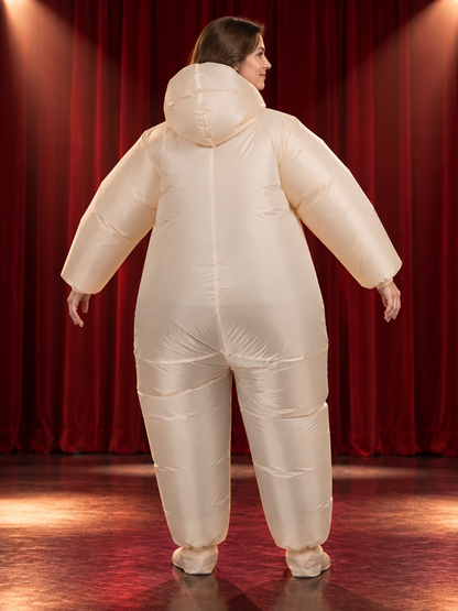 Inflatable One-Eyed Monster Carnival Costume, Beige
