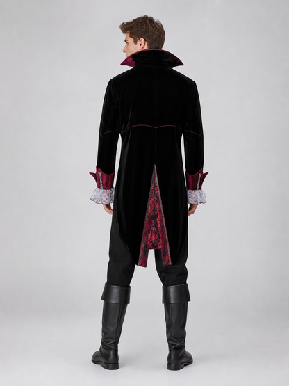 Gothic-Style Vampire Costume for Halloween