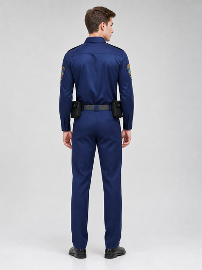 Nick Fox Cosplay Costume, Police Uniform
