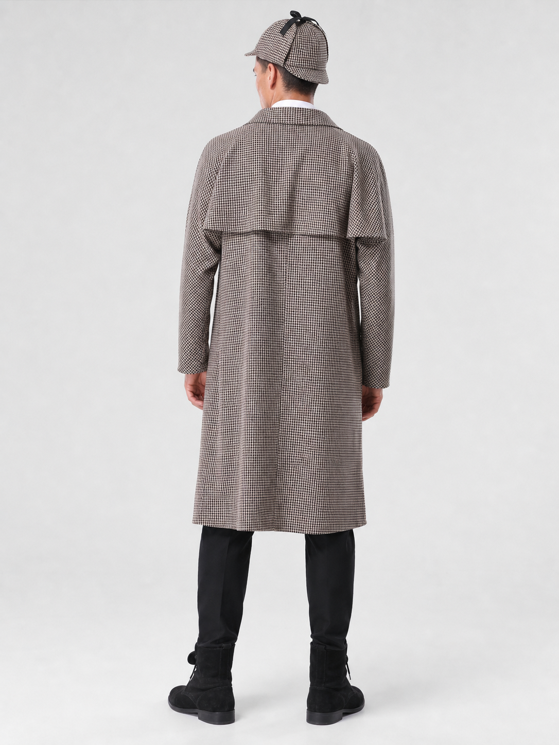 Sherlock Holmes Costume: Black-and-White Checkered Coat