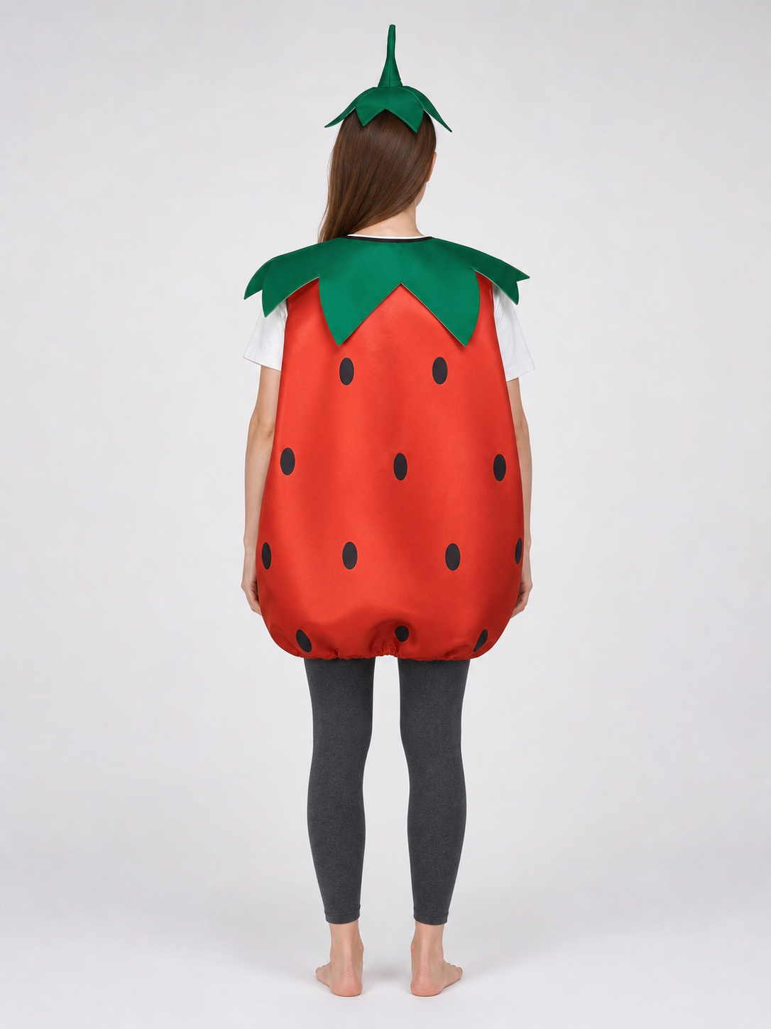 Adult Strawberry Costume with Mask