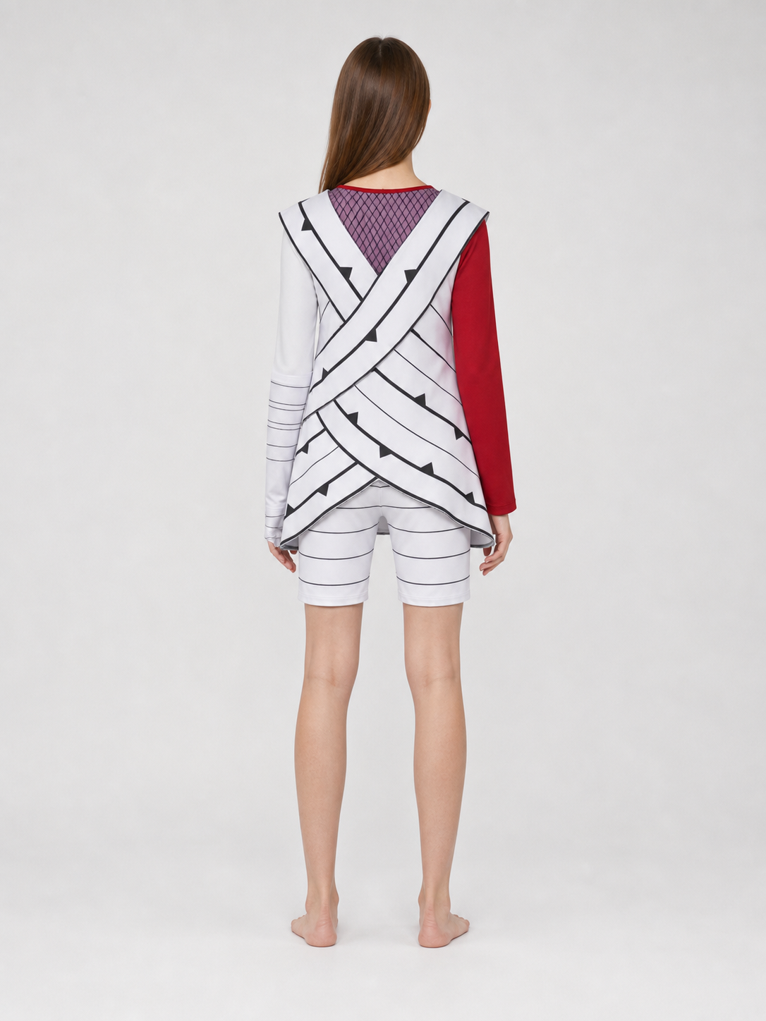 Yuhi Kurenai Cosplay Costume with Shorts and Accessories