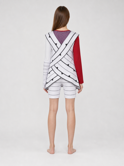 Yuhi Kurenai Cosplay Costume with Shorts and Accessories