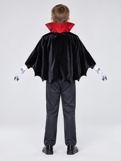 Children’s Vampire Costume with Cape back view