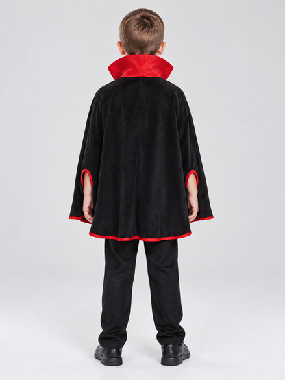 Children's Vampire-Style Costume Cape back view